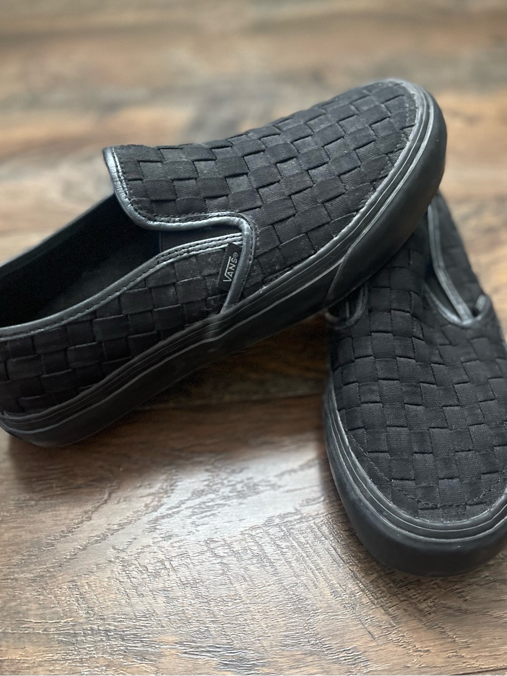 Vans Alex Knost Slip-On Woven Canvas Sneakers - Black